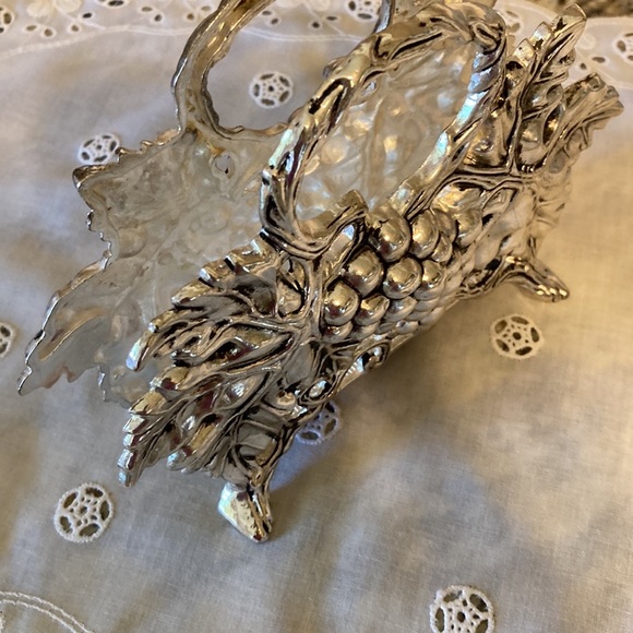 Dining Vintage Silver Plated Grape Napkin Holder Poshmark